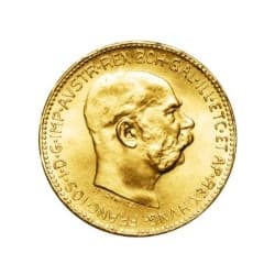 Zlatá mince 20 Koruna Františka Josefa I. 1915 (Novoražba)
