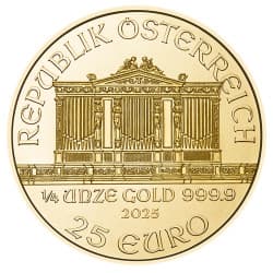 Zlatá mince 1/4 Oz Wiener Philharmoniker 2026