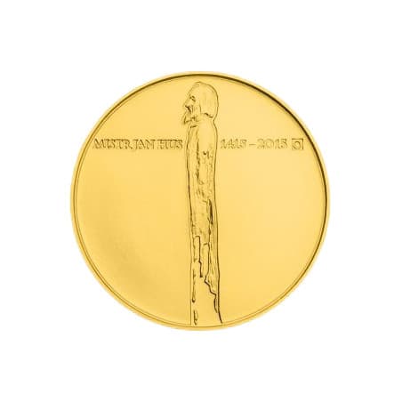 Zlatá mince 1 Oz Jan Hus 2015 Standard