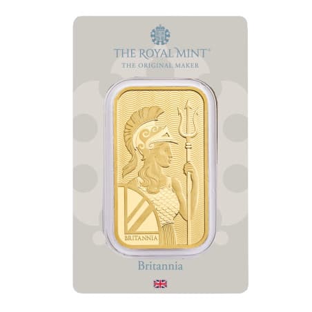 Zlatý slitek 1 Oz Britannia