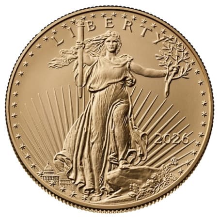 Zlatá mince 1 Oz American Eagle 2026