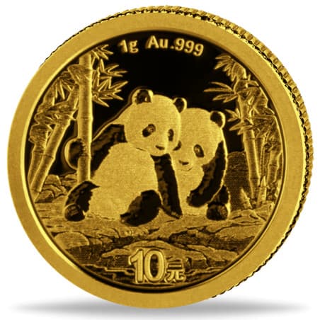 Zlatá mince 1 g China Panda 2026